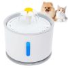 2.4L Automatic Dog Cat Water Fountain Electric LED Pet Flower Water Dispenser Ultra Silent Health Cat Waterer Auto Off Level Window