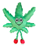 MJ the Weed Leaf 420 Dog Toy