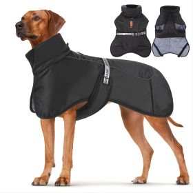 Large Dog Winter Coat Wind-proof Reflective Anxiety Relief Soft Wrap Calming Vest For Travel (Color: Olive, size: 4XL)